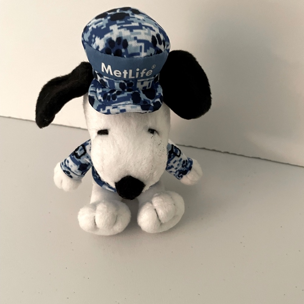 Snoopy Blue Comma - from Met Life - hard to find